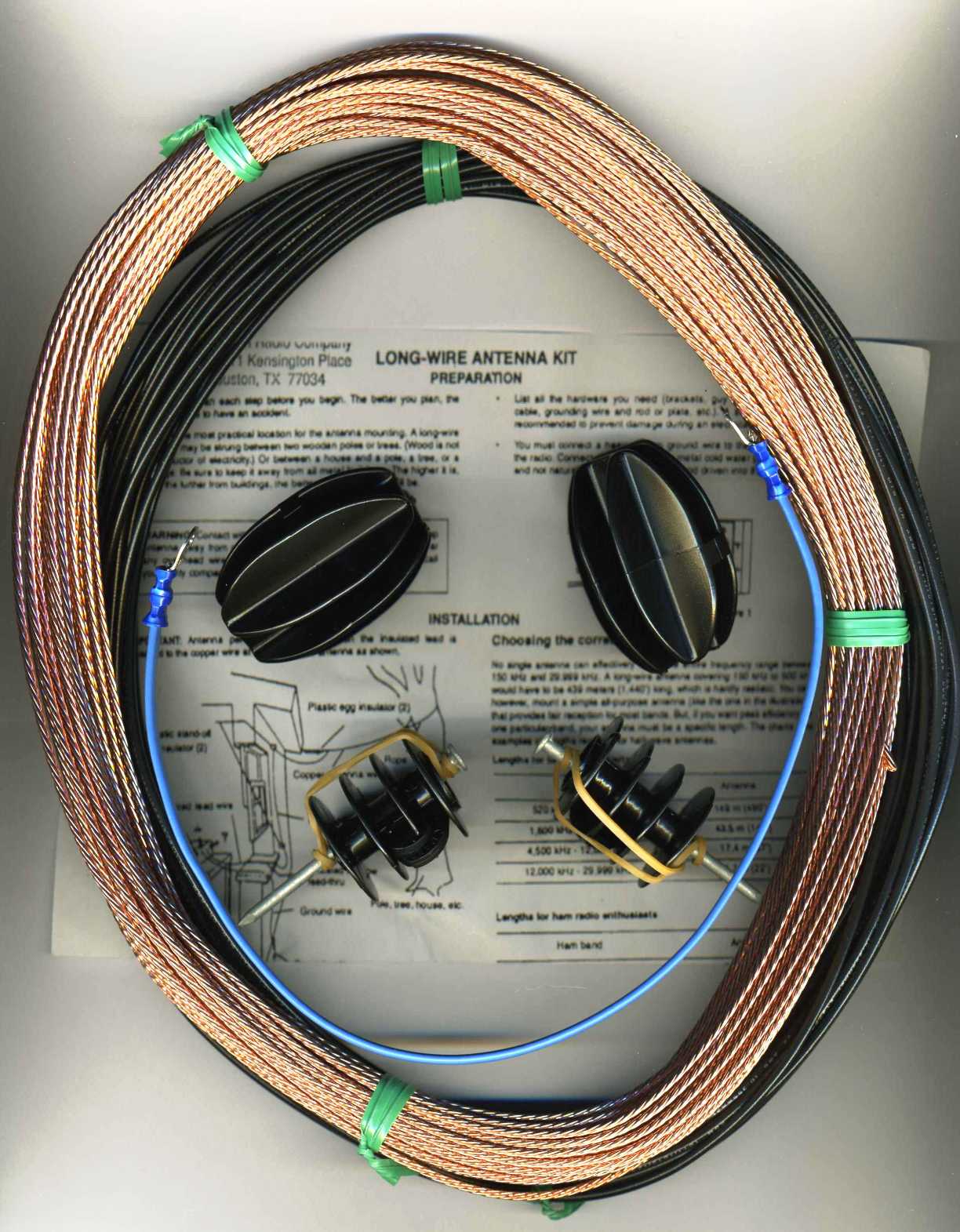 Vintage Style Braided Wire Mix - 3ft - For Authentic Old Radio & Equipment Restorations